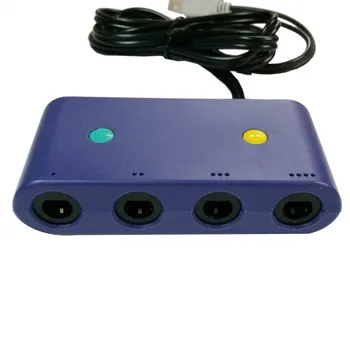 4 uostų Grotuvo GameCube Valdytojas Adapteris Wii-U jungiklis NS ar PC Konverteris Adapteris su Namų ir turbo funkcija