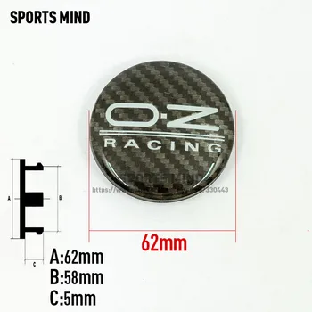 4 X 62mm OZ Racing Automobilių Ratų Centras Hub Caps Emblema M595 Ratlankio Centro 