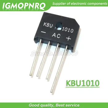 50PCS KBU1010 KBU-1010 1000V 10A diodų tiltas lygintuvas IGMOPNRQ