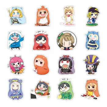 50pcs/set Japonų Stiliaus Anime ir Animacinių filmų Personali Klijai Himouto! Umaru-chan Princesė Vaikas Popieriaus Pranešimą, Nešiojamojo kompiuterio Lipdukai žaislai