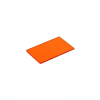 550nm dydis 26x19x1mm stačiakampio oranžinės spalvų filtras CB550