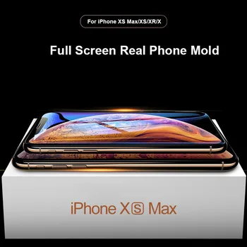 5D Grūdintas Stiklas Screen Protector, iPhone 12 11 Pro Max 12 11 Pro 12 Mini XR X XS Max 6 6S 7 8 Plus SE 2020 Priekiniai Filmas