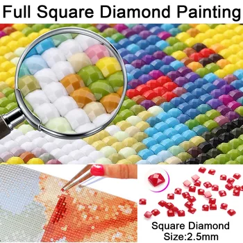 5d kvadratiniu Diamond Išsiuvinėti Angelas Vaikų Skaitmeninės Tapybos Apvalus Deimantas Tapybos Diamond Mozaikos Amatų Sienų Lipdukai