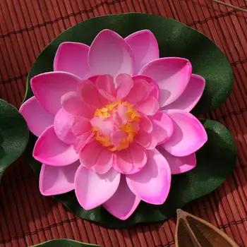 5vnt Dirbtinis Plūduriuojantis Vandens Lelija EVA Lotus Flower 