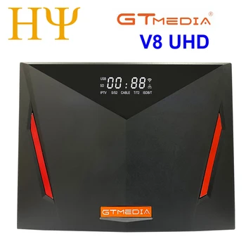 5VNT Gtmedia V8 UHD DVB-S2/S2X DVB-T2, DVB-C, ATSC-C ISDBT Pastatytas WiFi palydovinis imtuvas geriau V8 NOVA V9 Super
