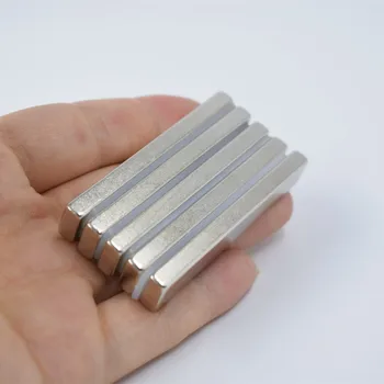 5vnt Neodimio magnetas 50x10x3/60x10x5mm nedidelis daugiabutis stiprus magnetas dvipusės juostos klijai ectromagnet šaldytuvas magnetas garsiakalbis