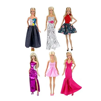 6 Mados Lėlės Žaislas Elegantiškas Suknelės, Apranga, Drabužiai, Kelnės, Palaidinė Aksesuarų Barbie Žaislas Vaikams Mergaitės Gimtadienio Dovana Žaislas