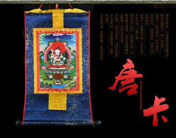 60 CM Vajrasattva Buda Thang-ga Thangka NAMŲ Talismanas efektyvių Apsaugos Tibeto Budizmas Vajrasattva Buda Pakabinti paveikslą
