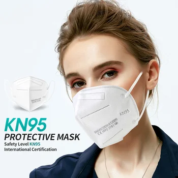 60PCS KN95 Veido Kaukės FFP2 veido kaukė Filtravimo apsaugoti maske Saugos Dulkių Burną kaukės mascarillas mascherine tapabocas masque