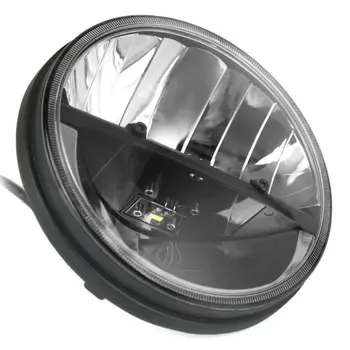 7Inch Apvalus LED Žibintai 1PC E-MARK Patvirtinta 6000K Hi/Lo Šviesos Žibinto už Jeep Wrangler JK TJ LJ
