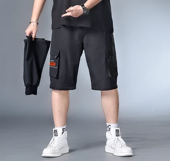 7XL 6XL XXXXL Plius Krovinių Haremo Kelnės 2020 M. Pavasarį Juokinga Streetwear Japonų Hip-Hop Mens Sweatpants Atsitiktinis Kišenės Vyrų Poilsiu