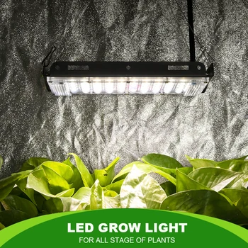 800W LED Grow Light Visą Spektrą Fito Lempa Raudona Mėlyna Balta Lempa viduje Auga Palapinė Šviesos Phytolamp Augalų Auginimo Žydėjimo
