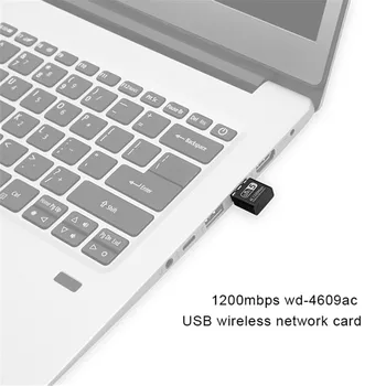 802.11 KS USB WIFI Adapterį 5 ghz 2.4 G 1200Mbps USB Belaidžio LAN Tinklo plokštė, Mini Nešiojamieji Dual Band 