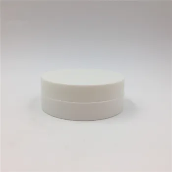 80pcs/daug 1oz 30ml Plastiko PP Balta kosmetikos indelį su įgaubta apačioje ir vidiniai dangteliai, 30g balta balta jar puodą kūno kremas