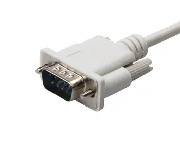 9-pin serijos kabelis, RS232 kabelis COM kabelis DB9 male vyrų 9 adatos siūlai Tiesioginis kabelis