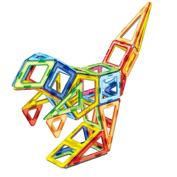 98pcs/Set Magnetiniai Blokai 3D Magnetinio Statybos Gyvūnų Blokų 
