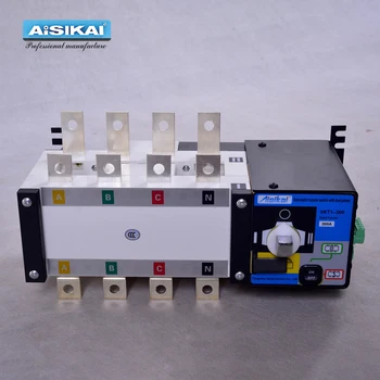 AISIKAI 4P 300A ATS valdytojas dual power automatinis perkėlimas jungiklis dalys, 220V, 380V elektros dyzelinio generatoriaus kolegijos valdybos 3phase
