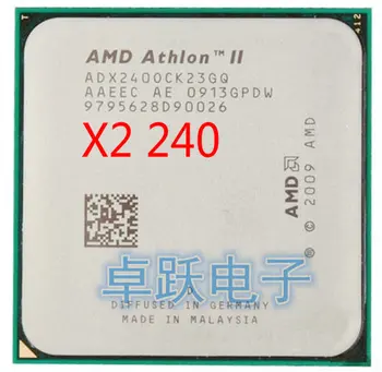AMD Athlon II X2 240 CPU Procesorius (2.8 Ghz/ 2M /2000GHz) Socket am3 nemokamas pristatymas