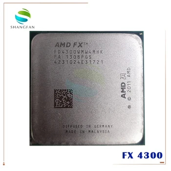 AMD FX-series FX4300 3.8 GHz Quad-Core CPU Procesoriaus FX 4300 FD4300WMW4MHK 95W Socket AM3+