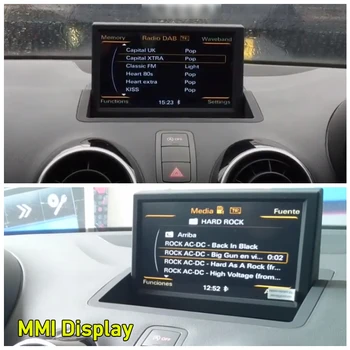 Android 9.0 8 core 4+64G Automobilio Multimedijos Grotuvo Audi A1 8X 2010~2018 MMI RMC GPS Navigastion HD Wi-fi, stereo BT galvos vienetas