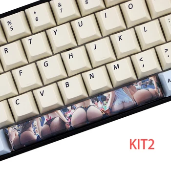 Anime PBT kosmoso keycap užpakalis keycap tarpo keycap Vyšnių Profilis 6.25 x penkių paviršiaus šilumos sublimacijos mechaninė klaviatūra
