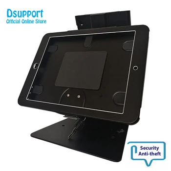 Anti-theft Metalo konstrukcijos Laikiklį restoranas counter mokėjimo kioskas tablet stand for iPad dvigubai prietaiso anti-theft 24012NM