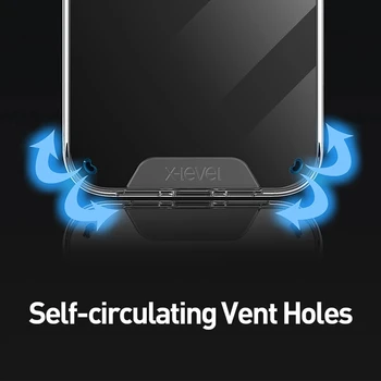 Apple iPhone 12 Pro Max Padengti Minkšta Krašto TPU+PC HD Aišku, 