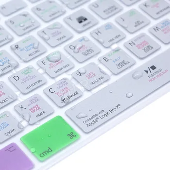 Apple Klaviatūra su Skaičių Klaviatūra Laidinio USB Logika Pro X karštieji klavišai Dizaino Klaviatūra, Padengti Oda 