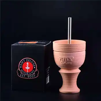 Arabų Keramikos Shisha Bowl & Anglis Turėtojas Shisha Dubenį Kaljanas Priedai dviejų dalių raudono molio keramikos puodą rūkyti kaljanas prieigos
