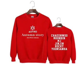Astro rudenį istorija albumą pačios valstybės pavadinimas spausdinimas o kaklo megztinis hoodies kpop k-pop mados unisex prarasti palaidinukė