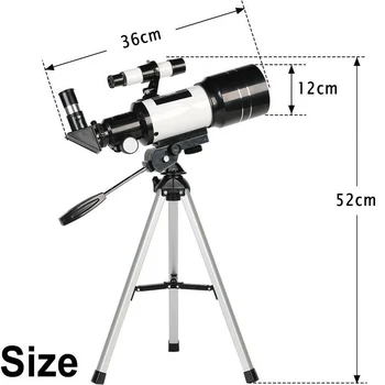 Astronomijos Teleskopas F30070 150X Priartinimas HD Lauko Monokuliariniai Su Trikojo Vaikų Stebėjimo taikymo Sritis Dovana