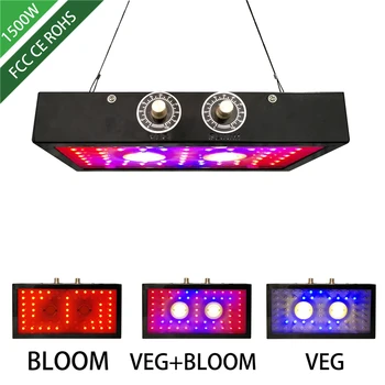 Augti Šviesos Fitolampy LED, COB 1500W LED Full spectrum Fito Lempos Fito-Lempos Patalpų Daržovių, Gėlių, Augalų Fitolamp