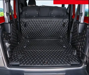 Aukštos kokybės! Pilnas komplektas automobilio bagažo skyriaus kilimėliai Jeep Wrangler JL 2 durų 2021-2018 patvarus linijinių krovinių įkrovos kilimai Wrangler 
