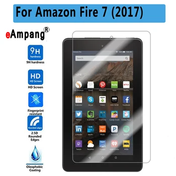 Aukščiausios Kokybės, Grūdinto Stiklo Amazon Fire 7 2017 Tablet Ekrano Apsaugos 