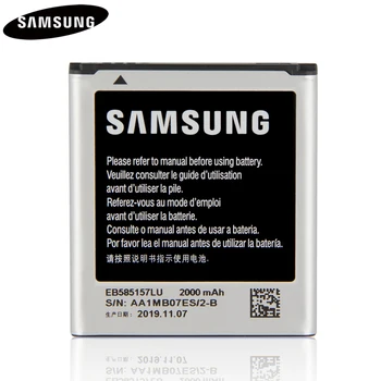 Autentiškas, Originalios Telefonų Baterijos EB585157LU Samsung Galaxy SM-G130HN J2 Pluošto Laimėti I8530 I8552 I869 G130HN 2000mAh