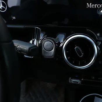 Auto Reikmenys, Mercedes Benz A B CLA GLB GLA Klasės W177 W247 X156 X247 Nerūdijančio VARIKLIO PALEIDIMO išjungimo Jungiklis Mygtukas Lipdukas