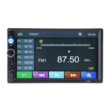 Automobilio Multimedijos Grotuvas, 2din Bluetooth, FM Stereo Radijas, MP3 MP4 MP5 Audio Video USB SD Auto Elektronikos Autoradio įkroviklis, 2 DIN