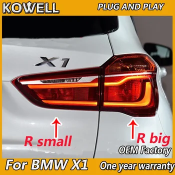 Automobilis BMW X1 LED užpakalinis žibintas 2016 2017 2018 m. X1 LED žibintas Galinis ATGAL LED lempos DRL+Dinaminis Posūkio Signalo+Stabdžiu+Atvirkštinės