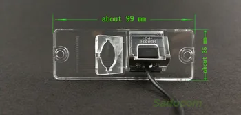 Automobilių CCD Naktinio Matymo Atsarginės Galinio vaizdo Kameros Vandeniui Parkavimo Pagalba 