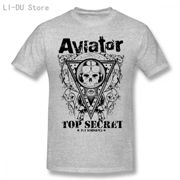 Aviatorius Top Secret Unisex Marškinėliai Populiarus Tagless Tee Marškinėliai