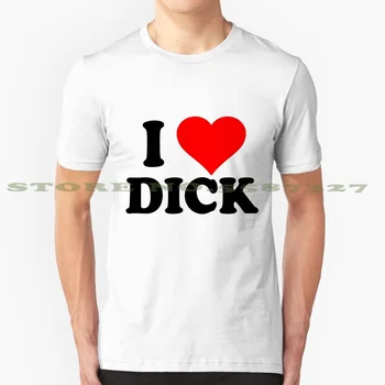 Aš Myliu Dick Mados Derliaus Marškinėlius T Shirts, Aš Myliu, Aš Širdies Dick Richard Dick Juokai, Humoras Kvailas Kamštukas Dovana Gėjų Tiesiai Kolegija