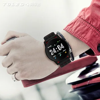 B2 IP67 atsparus Vandeniui Sporto Smart Watch Širdies ritmas, Kraujo Spaudimo Monitorius Apyrankę Žadintuvas Smartwatch 