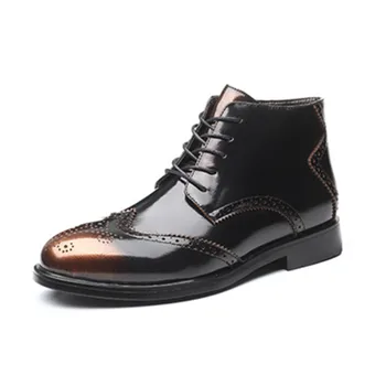 Batai vyrams patogiai prekės ženklo mados batai 2020 odinių batų nėrinių iki gatvės mados kvėpuojantis bateliai vyrai