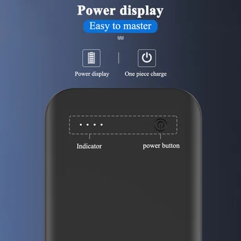 Baterijos Kroviklis Atveju 6800mAh Išorės Baterija Galia banko Atveju iPhone, 12 mini pro 12 12pro Max Slim Case Cover Baterija