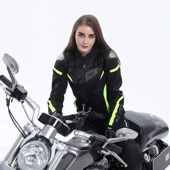 BENKIA Moterų Motociklo Striukė Apsaugines priemones, Kvėpuojantis Lenktynių Vasaros Striukės Moto Nuimamas Vandeniui Pamušalas Femme S-2XL