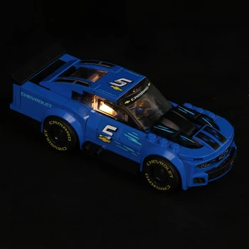 Blokai LED Apšvietimas Kit For Speed Čempionų Chevrolet Camaro ZL1 bolidą 75891(LED Įtraukti Tik, Ne Rinkinyje)Vaikams