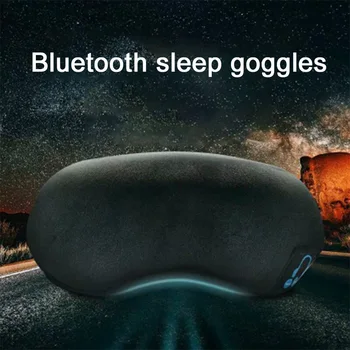 Bluetooth 5.0 Musice Miego Eyemask Ausinės Belaidės Ausinės Miego Kaukę, galima Skalbti Kelionės Miego Akių Kaukė Ausines su Mic