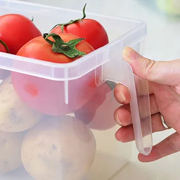 BPA Free Virtuvės Skaidrus talpinimo Grūdai, Pupelės Saugojimo Būti Uždaromos Namų Organizatorius Maisto Konteineris Šaldytuvas Dėžės