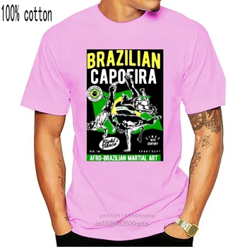 Brazilijos Capoeira T-Shirt, Kovos Menų Marškinėliai, Capoeira Naują Pavasario Aukštos Elastinga Medvilnės Naujas Juokingi Prekės Individualų T shirts