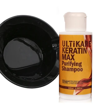 Brazilijos Keratino 5% formalino keratyny Gydymas+100ml valymo šampūnas plaukų priežiūros padaryti plaukų tiesinimo lyginamoji šviečia+dovanos